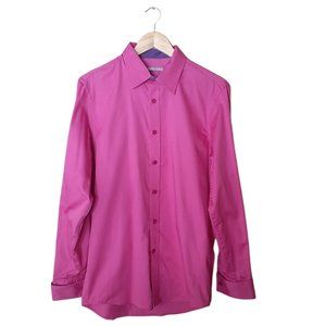 Grafton & Co Men's Button-Up Dress Shirt Pink 15 1/2